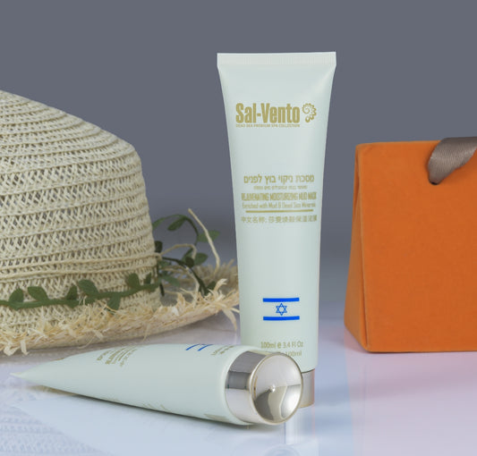 Unisex SALVENTO Radiance Hydrating Mud Mask (Gold Facial Mask)